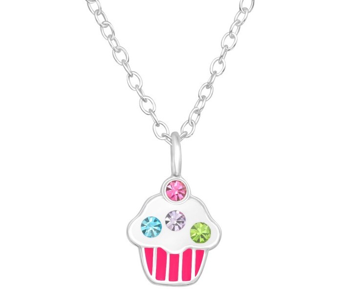 Cupcake necklace